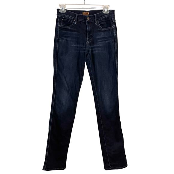 Mother Jeans Size 27 The Rascal Coffee Tea or Me Lightly Distressed - Picture 1 of 14